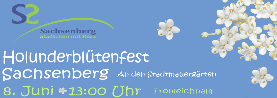 Holunderblütenfest Sachsenberg am 08.06.23 ab 13 h - Teichanlage 'Auf der Wasche'